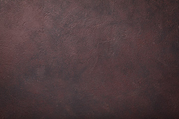 Empty brown rusty stone or metal surface texture