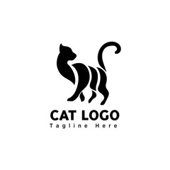part art walking cat logo