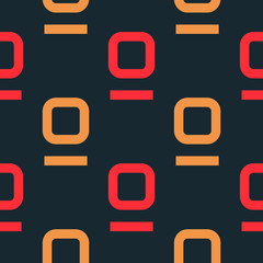 Monitor this seamless pattern. Strict line geometric pattern for your design.