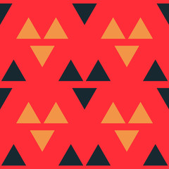 Wolf eye graphic seamless pattern. Strict line geometric pattern for your design.