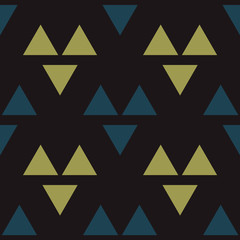 Wolf eye graphic seamless pattern. Strict line geometric pattern for your design.