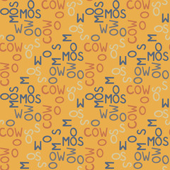 Moscow seamless pattern. Autentic artistic design for background.