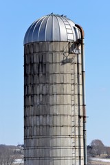 old silos in southern wisconsin