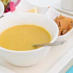 Creamy lentil soup