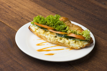 Bread,Egg sandwich roll