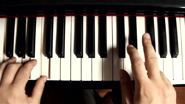 Piano Playing Time-lapse 