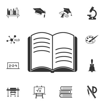 Books icon. Detailed set of education element icons. Premium quality graphic design. One of the collection icons for websites, web design, mobile app