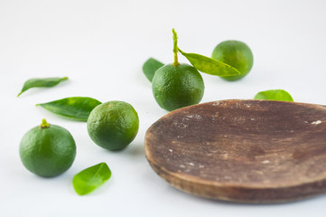 Lime isolated on white background