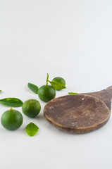 Lime isolated on white background