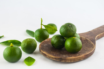 Lime isolated on white background