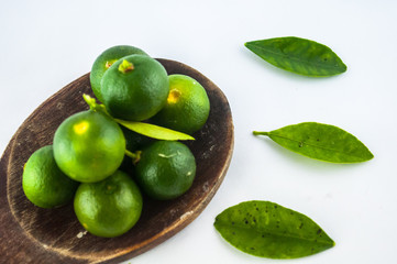 Lime isolated on white background
