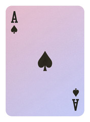 Playing cards, Ace of spades