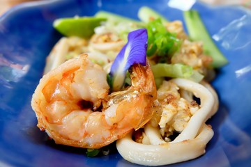 Fried sea turtle Thai food