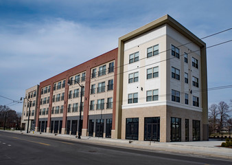 Urban Apartment Building