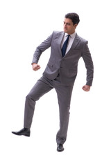 Businessman isolated on the white background