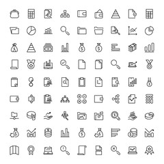 Financial icon set