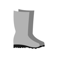 Rubber boots icon