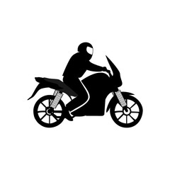 Fototapeta na wymiar Motorbike icon. Vector Illustration