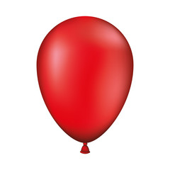 balloon air party decorative icon vector illustration design