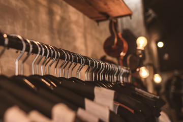 Women clothing store on Bali island, Indonesia. Shopping concept.