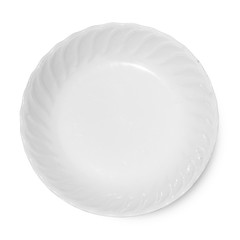 plate isolated on white background.