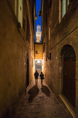 Siena (Italy) - The wonderful historic center of the famous city in Tuscany region, central italy,...