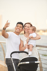 Obraz premium Family selfie