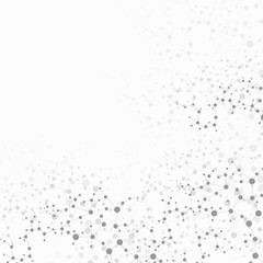 Structure molecule and communication. Dna, atom, neurons. Scientific concept for your design. Connected lines with dots. Medical, technology, chemistry, science background. illustration.