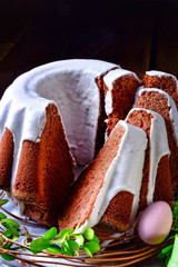 delicious chocolate spring cake