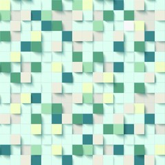 Abstract mosaic of squares