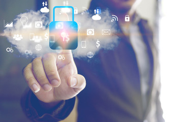 Cloud data security concept