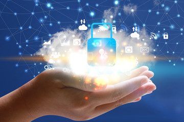 Cloud data security concept