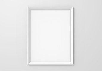 Blank picture frame mockup