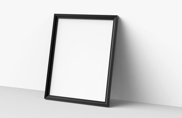 Blank picture frame mockup
