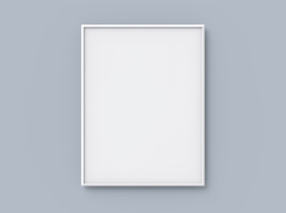 Blank picture frame mockup