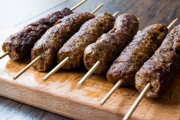 Balkan Cevapcici Kofta / Kofta with Wooden Skewers