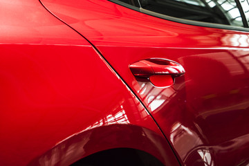 close up car
