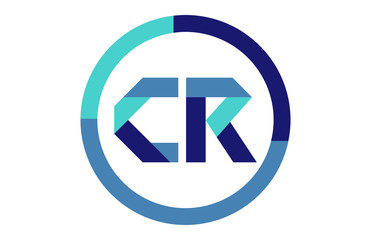CR Global Blue Ribbon letter Logo