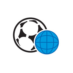 World Soccer Logo Icon Design
