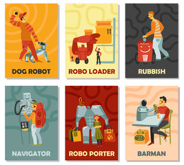 Robots Vertical Cards