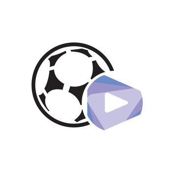 Video Soccer Logo Icon Design