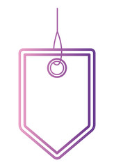 commercial hangtag hanging icon vector illustration design