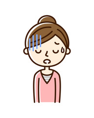 女性　落ち込む