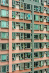 Fototapeta na wymiar Residential house in Hong Kong, China