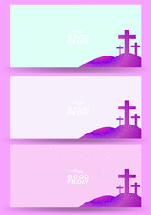 Fototapeta premium Good Friday background design
