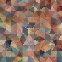 Triangle vector background. Can be used in cover design, book design, website background. Vector illustration. Beige, brown, gray colors.
