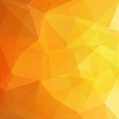 Background of geometric shapes. Orange mosaic pattern. Vector EPS 10. Vector illustration