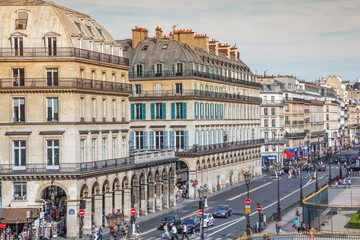 Fototapeta premium Rue de Rivoli, Paryż, Francja