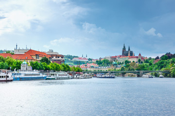 Prague in a summer day, Czech Republic