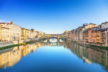 Fototapeta na wymiar View of Ponte Vecchio. Florence, Italy